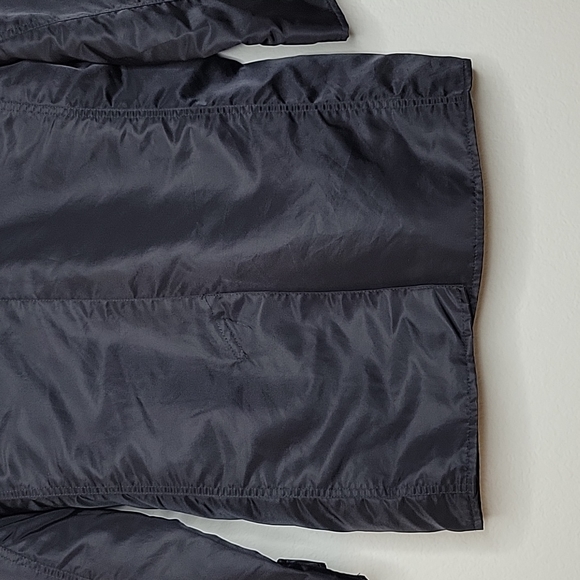 INC International Concepts Black Rain Jacket Long Sleeve Buttons size S - Picture 11 of 16